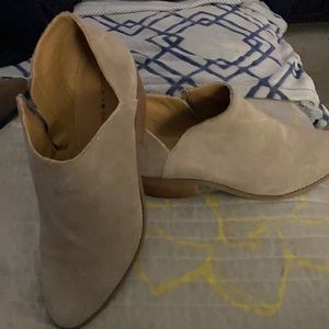 Tan Suede Lucky Brand Bootie